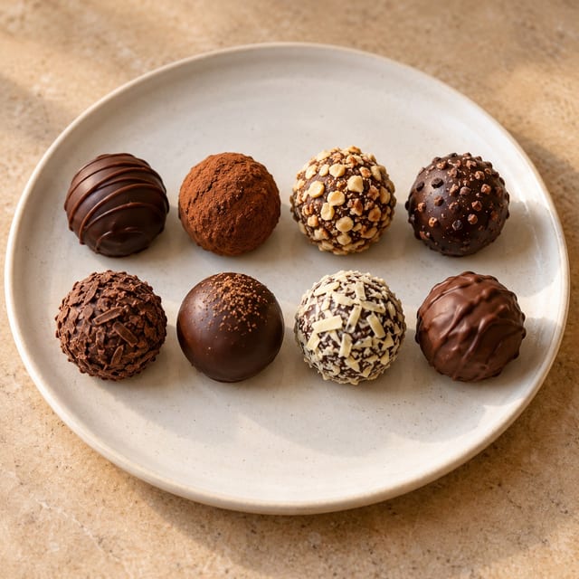 Pack of 8 Chocolate Truffles.
