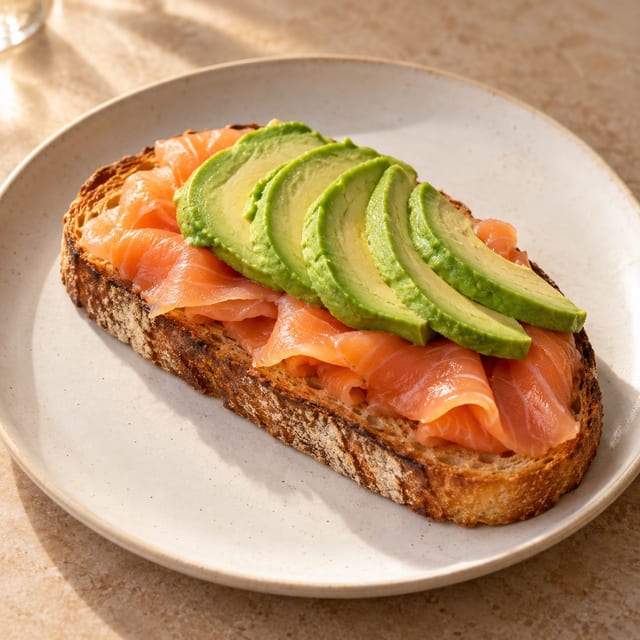 Salmon Avocado Toast.