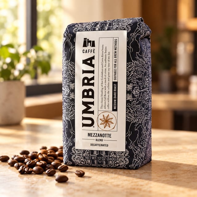 Mezzanotte Blend Decaffeinated.