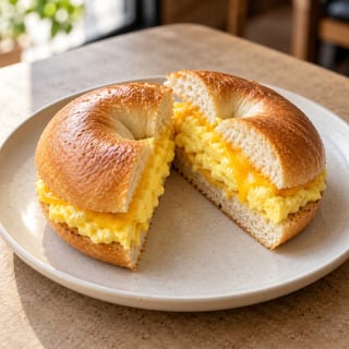 Breakfast Plain Bagel
