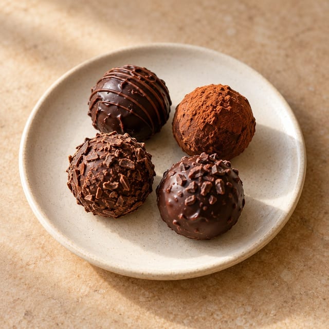 Pack of 4 Chocolate Truffles.